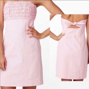 Lilly Pulitzer Franco Seersucker Dress in Pink